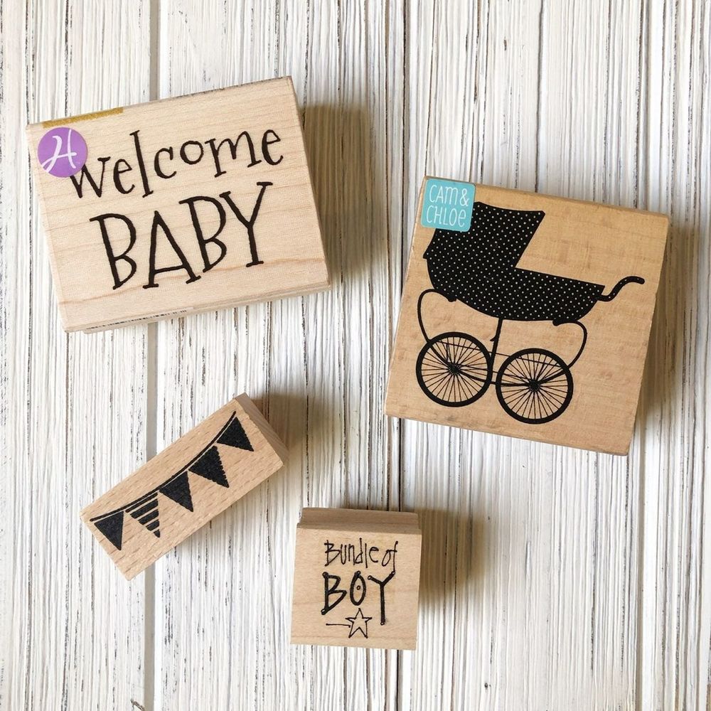 Wooden Craft Baby Stamp Bundle
